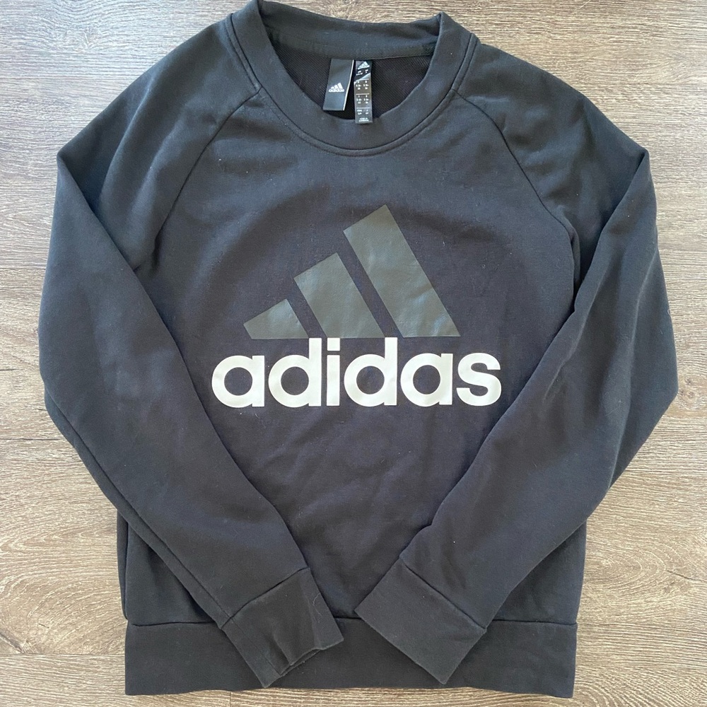 Adidas Women’s Black Crewneck Sweatshirt